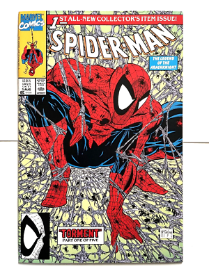 Spider-Man #1 Green Cover McFarlane Marvel, August 1990 Torment