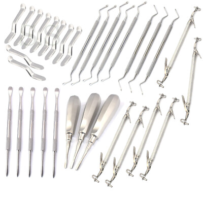 43 Pieces Mix Dental Surgical Instruments Stainless Steel