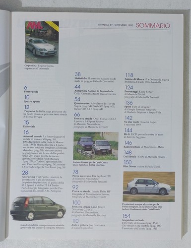 77080 AM Automotor Magazine n. 49 - 9/1993 - Toyota Supra - Picture 2 of 2