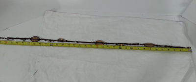 Coconut Shell Beaded Tie Belt 35.5 display picture 1