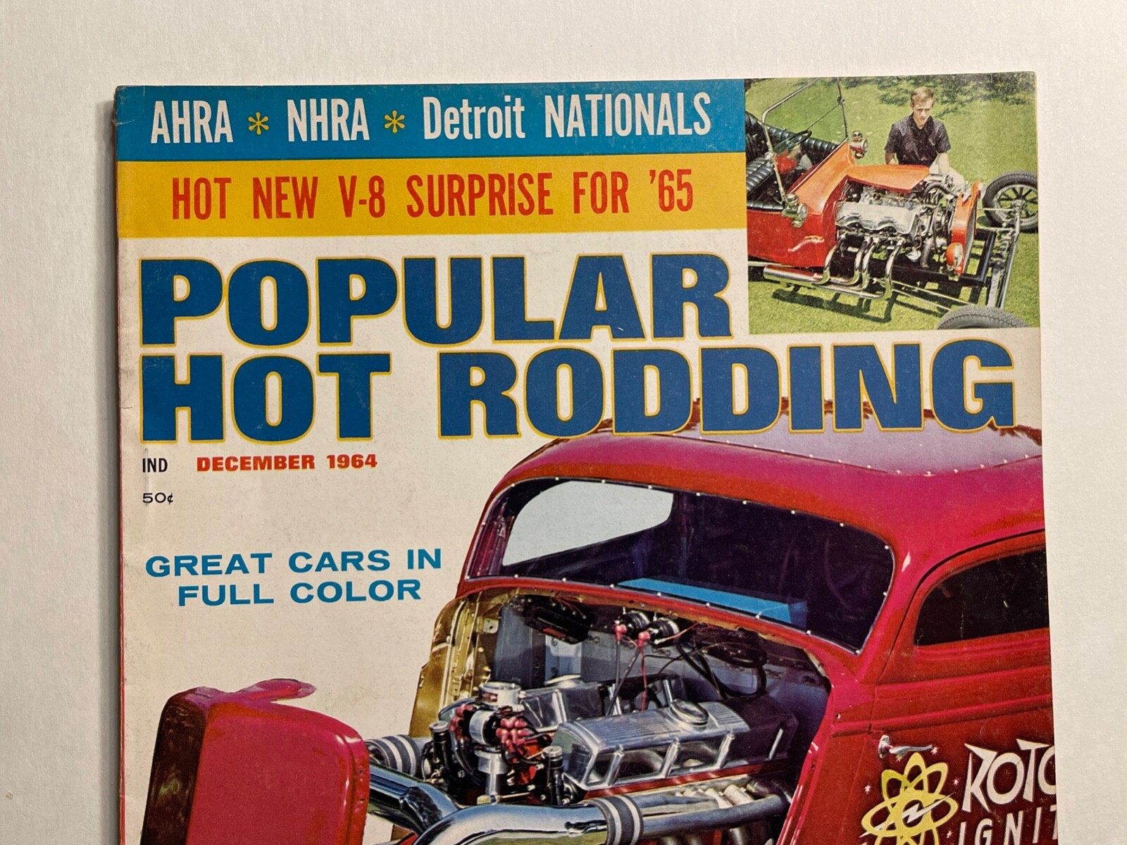 Vintage Popular Hot Rodding Magazine December 1964 (Hot Rod Cars
