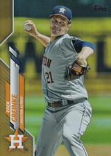 2020 Topps Series 1 Base RARE Rainbow Foil Gold #260 Zack Greinke -  Astros