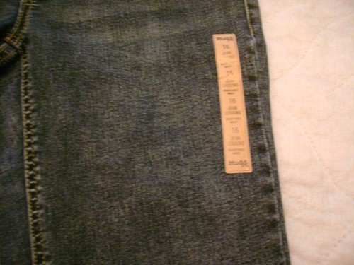 MUDD Girls Mid Rise Jean Leggings FLX Stretch Size 16 Lycra NEW Adjustable Waist - Picture 4 of 6