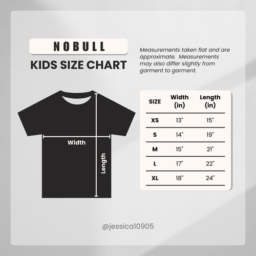 NWT NOBULL Unisex Kid’s Tee - XS - Navy - Picture 5 of 5