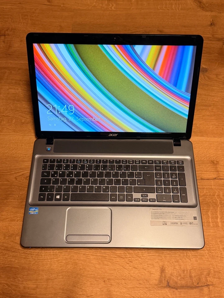 Acer Aspire E1 771, i3,  2,40 GHz, 6 GB Ram, 750 GB HDD, BT, HDMi,  Win 8.1 - Bild 3 von 4