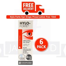 Hylo Forte Intensive Lubricating Eye Drops 10ml - PACK OF 6 - EXP-02/2028 