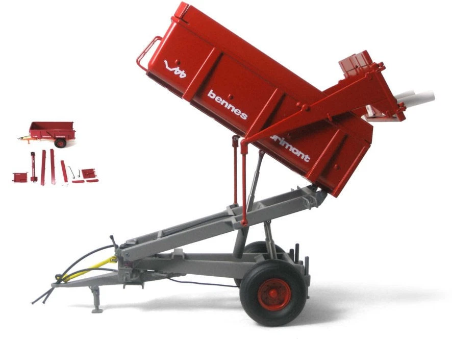 Replicagri REPLI068 RIMORCHIO PER CEREALI BRIMONT BB8 1:32 Modellino - Photo 1/1