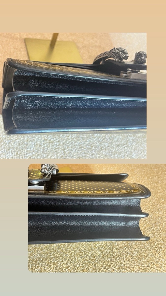 GUCCI SEGAコラボ GUCCY ユニセックス 折り財布 8240 GUCCI X SEGA Dionysus Medium GUCCY Stars Leather Shoulder Bag White 40
