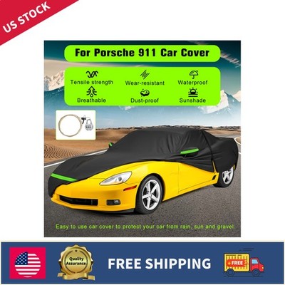 Full Car Cover For Corvette C4 Sun Rain Snow UV Resistant Waterproof 210T
