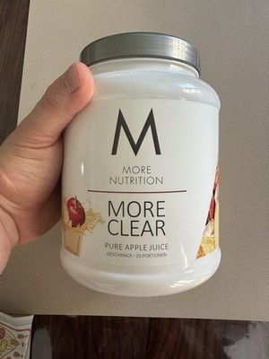 More Nutrition More Clear Bodybuilding Ergänzung Pulver Apfel 600 g