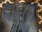 Nautica Men’s Blue Denim Jeans Straight Leg Regular Fit Mid Rise 5-Pocket — photo 1