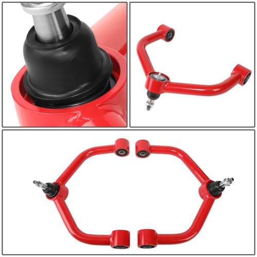 2Pcs Red Front Upper Tubular Control Arms Kit for 09-24 Dodge Ram 1500 Classic - Picture 5 of 5