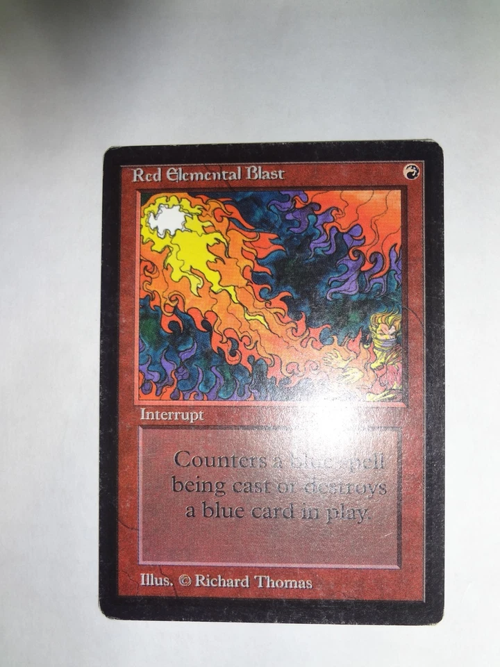MTG MAGIC THE GATHERING CARD ORIGINAL BETA RED ELEMENTAL BLAST INSTANT x1 - Image 3 of 4
