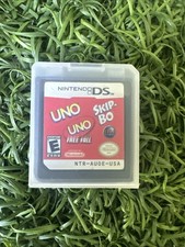 Uno Skip-Bo Uno Free Fall Nintendo DS Game Authentic Cartridge Only [GUC]