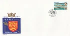 Queen Elizabeth II Royal Visit £1 GB Jersey FDC 1989 (134070)