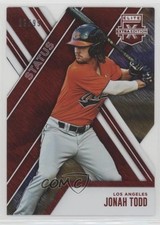 2017 Panini Elite Extra Edition Status Red Die-Cut 99/99 Jonah Todd #196 7m3
