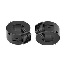 5PCS 15mm Ferrite Core Ring Clip-On RFI EMI Noise Suppression Filter Cable Clip