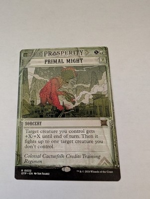 Primal Might Outlaws of Thunder Junction: Breaking News Regular MTG