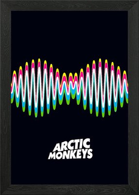 Arctic Monkeys AM Album Cover Kunst gerahmt Wandbild Poster Leinwanddruck Bild