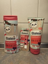 Balea BORN TO BE LAZY - FAULTIER Duschgel 300ml,Bodylotion 200ml,Lippenpflege