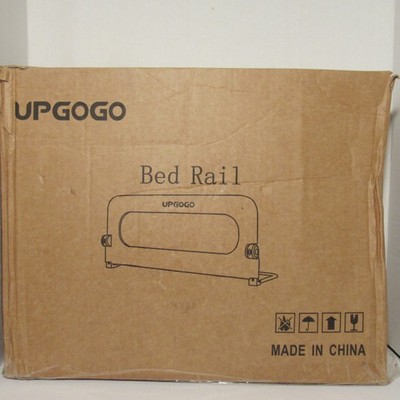 UPGOGO Gray Folding Toddler Baby Guard Bed Rail Model: G2, Size: L 71'' x H 23.5''