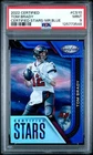 2022 Panini Certified Card CS-10 Tom Brady Stars Blue Mirror 50/75 Graded PSA 9