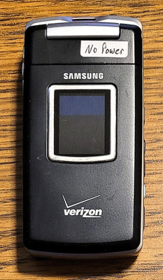 Samsung FlipShot SCH-A990 - Black and Silver ( Verizon ) Very Rare Flip Phone