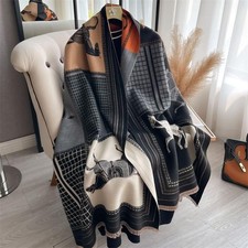 Luxury Cashmere Feel Women Scarf Thick Warm Winter Shawl Wrap Pashmina Blanket