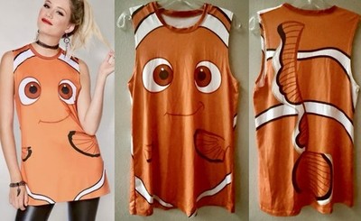 SPIRITHALLOWEEN NEMO TANK TUNIC TOP SIZE M~RARE