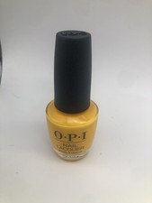 OPI Nail Lacquer NLL23 Sun, Sea And Sand in My Pants Sunflower Yellow Beach