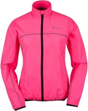 Mountain Warehouse Force Womens Water Resistant Windbreaker Jacket Size 10 Pink