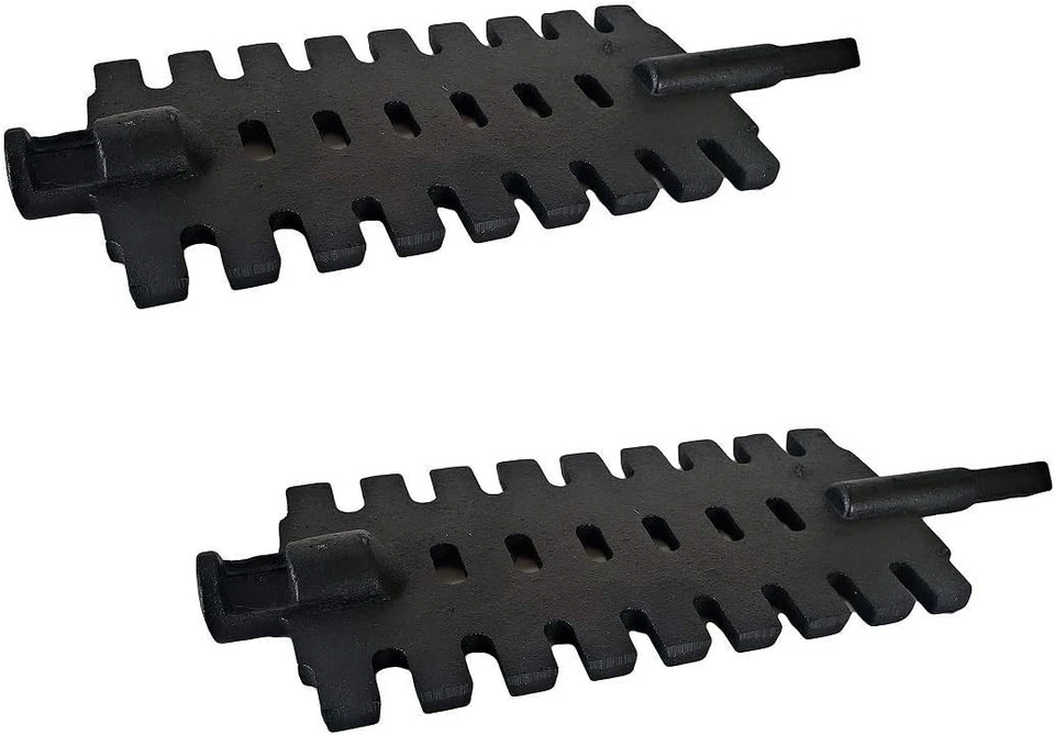 High-Efficiency Cast Iron Shaker Grate Set - Fits Multiple Stove Models (2-Pack) - Image 3 of 4