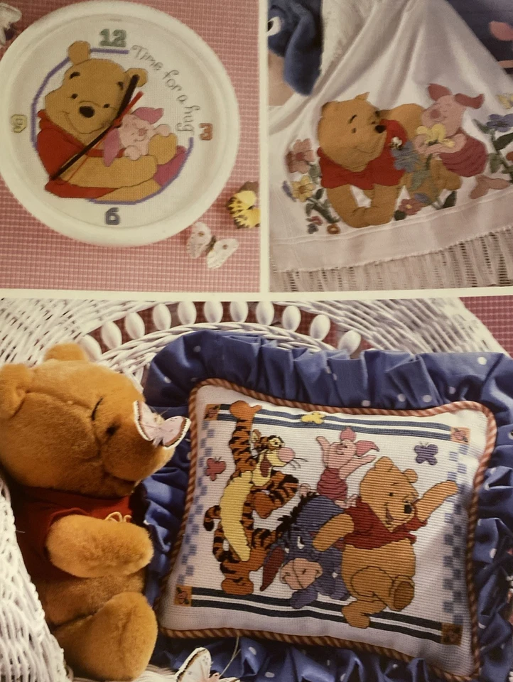 Pooh & Friends Disney Home Cross Stitch Pattern Booklet Leisure Arts 3273 - Image 2 of 3