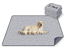 LOOBANI Washable Pee Pads for Dogs 36"x48", 2 Packs Extra Large