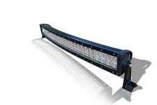 12v/24v 32.3" Steel Black Aluminium LED Flood Spot Light Bar DRL Truck Van 4x4