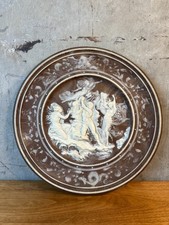 Incolay Stone Cameo Wall Plaque Prometheus Bound Greek Mythology Relief Art 14"