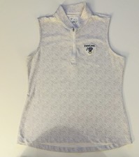 Farm Links Heather Gray Women&rsquo;s Size M Golf Vest Quarter Zip