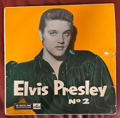 Elvis Presley No.2, original first press HMV mono album vinyl LP. Free UK post