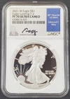 2021-W US American Silver Eagle "T-2" - 1 oz .999 Fine Silver - NGC PF70 UCAM
