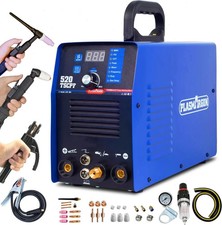 520TSCPF 3-in-1 Welder, 110V/220V Dual Voltage, 50A Plasma Cutter 200A TIG Stick