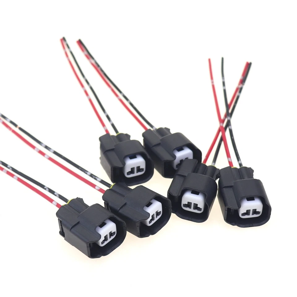 6PCS 5U2Z-14S411-ZB For Ford Motorcraft Fuel Injector Pigtail Wiring Harness - Image 4 of 4