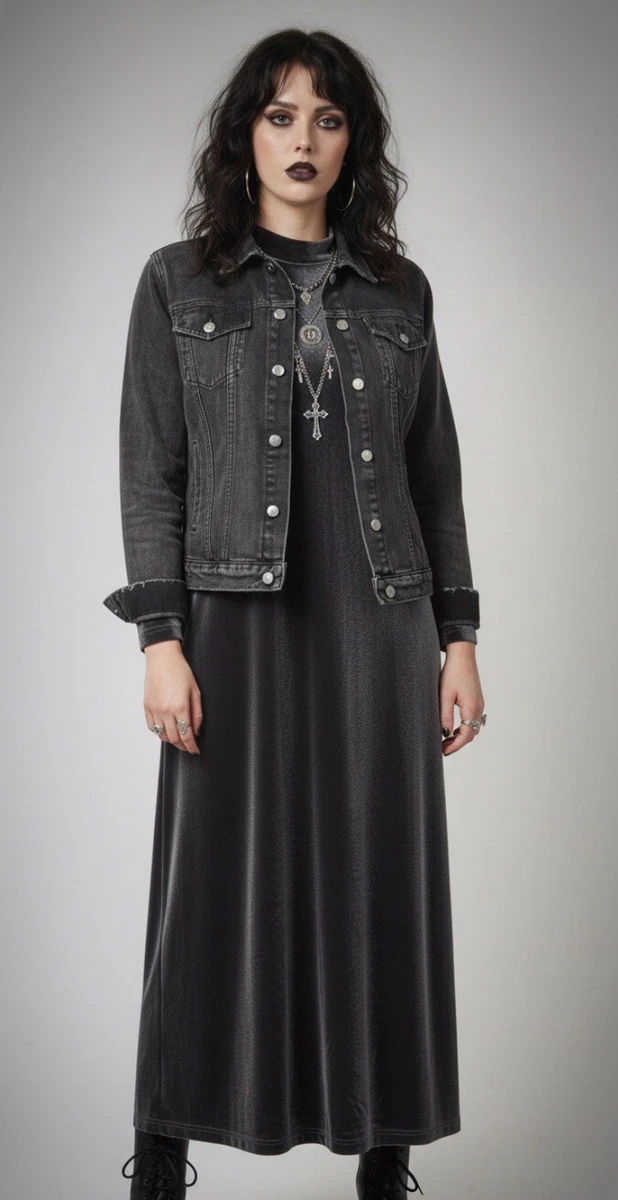 Gray Velvet Maxi Dresses for Women for sale | eBay