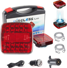 Wireless Trailer Lights Magnetic, Portable Wireless Trailer Lights Kit, with Bat