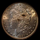 1881 P Morgan Silver Dollar $1 MS BU UNC  FREE SHIPPING - NO RESERVE