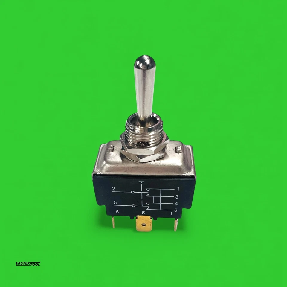 TOGGLE POWER SWITCH REPLACEMENT ASSEMBLY, FITS RIDGID 700 PIPE THREADER - Image 4 of 4