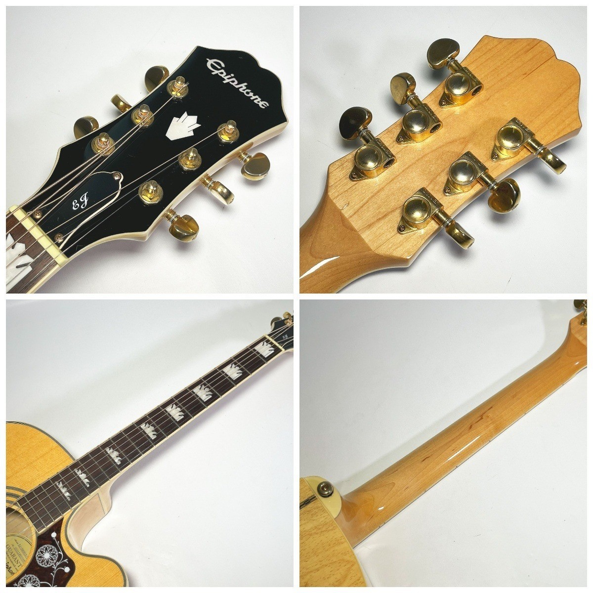 Epiphone Ej-200Sce/N Super Jumbo Acoustic Guitar Semi-Aco R708276