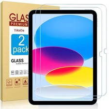 TiKeDa Screen Protector for iPad A16 2025 11th/10th Generation 2022 Clear