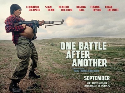 One Battle After Another movie poster (d) - 12'' x 16'' - Paul Thomas Anderson