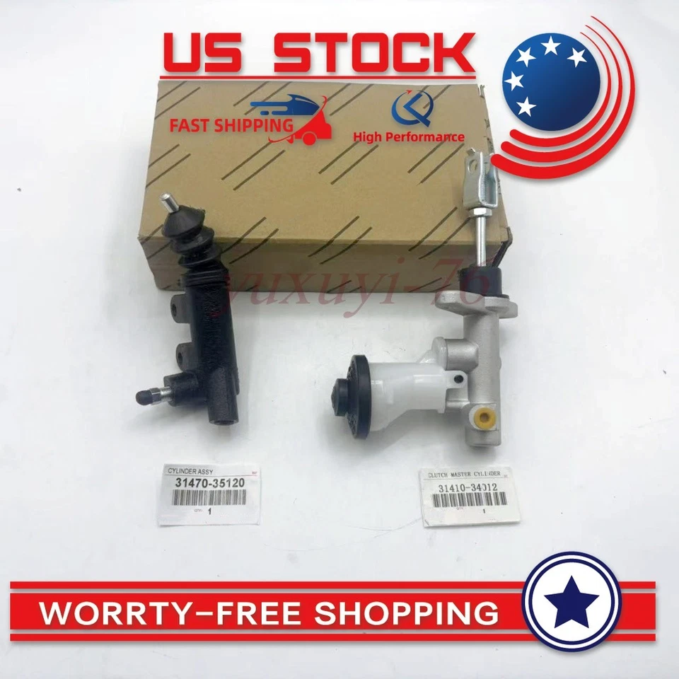 OEM For Toyota Tacoma 2.4L 2.7L 3.4L V6 L4 95-04 Clutch Master & Slave Cylinder Foto 2 de 4