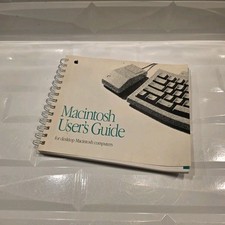 Apple Macintosh User's Guide for desktop Macintosh computers 1992 Vintage Manual